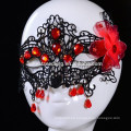 Estilo veneciano rojo sexy negro de encaje de la máscara del partido China Wholesale Masquerade Mask